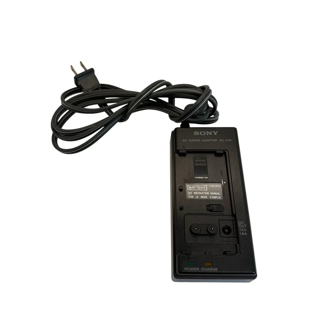 VTG Sony AC-V30 AC Power Adaptor & Battery Charger Camcorder Camera OEM AC-VQ800